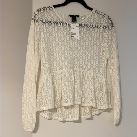 NWT cream shirt - Picture 1 of 4